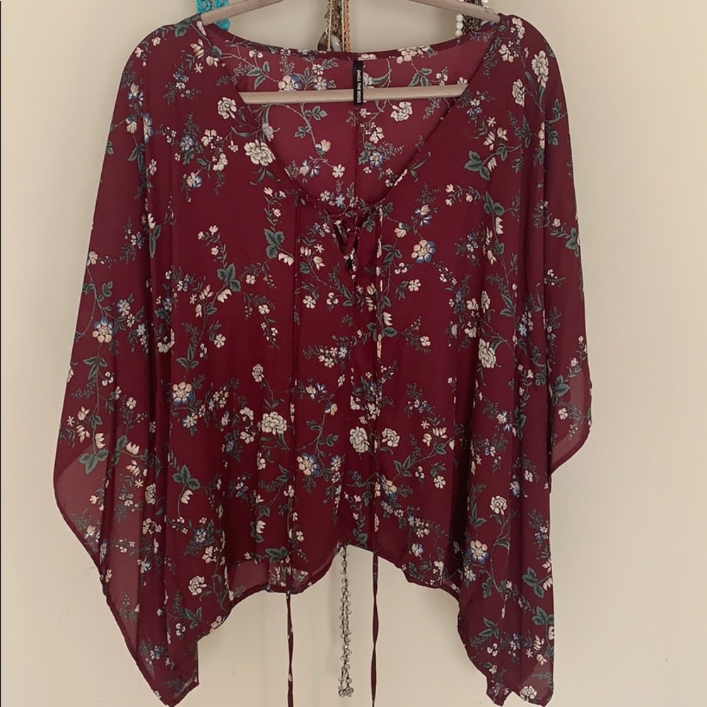 Smell the Roses (by buddy love) blouse